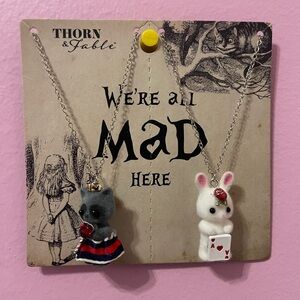 Thorn & fable Alice In Wonderland Lewis Carroll necklace jewelry Victorian doll